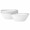 Noritake Whiteridge Platinum Set Of 4 Fruit Bowls, 5, 6 Oz. -Noritake Shop 22934593 fpx