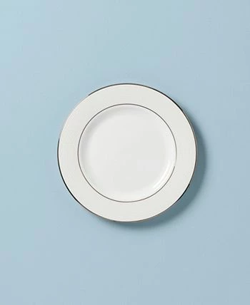Lenox Opal Innocence Stripe Salad Plate 4 Lenox Opal Innocence Stripe Salad Plate - Image 2