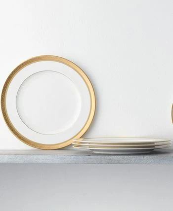 Noritake Summit Gold Set Of 4 Dinner Plates, Service For 4 4 Noritake Summit Gold Set Of 4 Dinner Plates, Service For 4 - Image 2