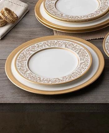 Noritake Summit Gold Set Of 4 Dinner Plates, Service For 4 7 Noritake Summit Gold Set Of 4 Dinner Plates, Service For 4 - Image 5