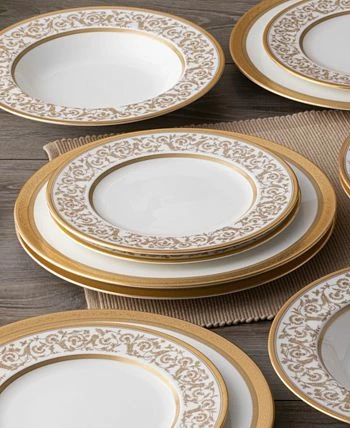 Noritake Summit Gold Set Of 4 Dinner Plates, Service For 4 8 Noritake Summit Gold Set Of 4 Dinner Plates, Service For 4 - Image 6