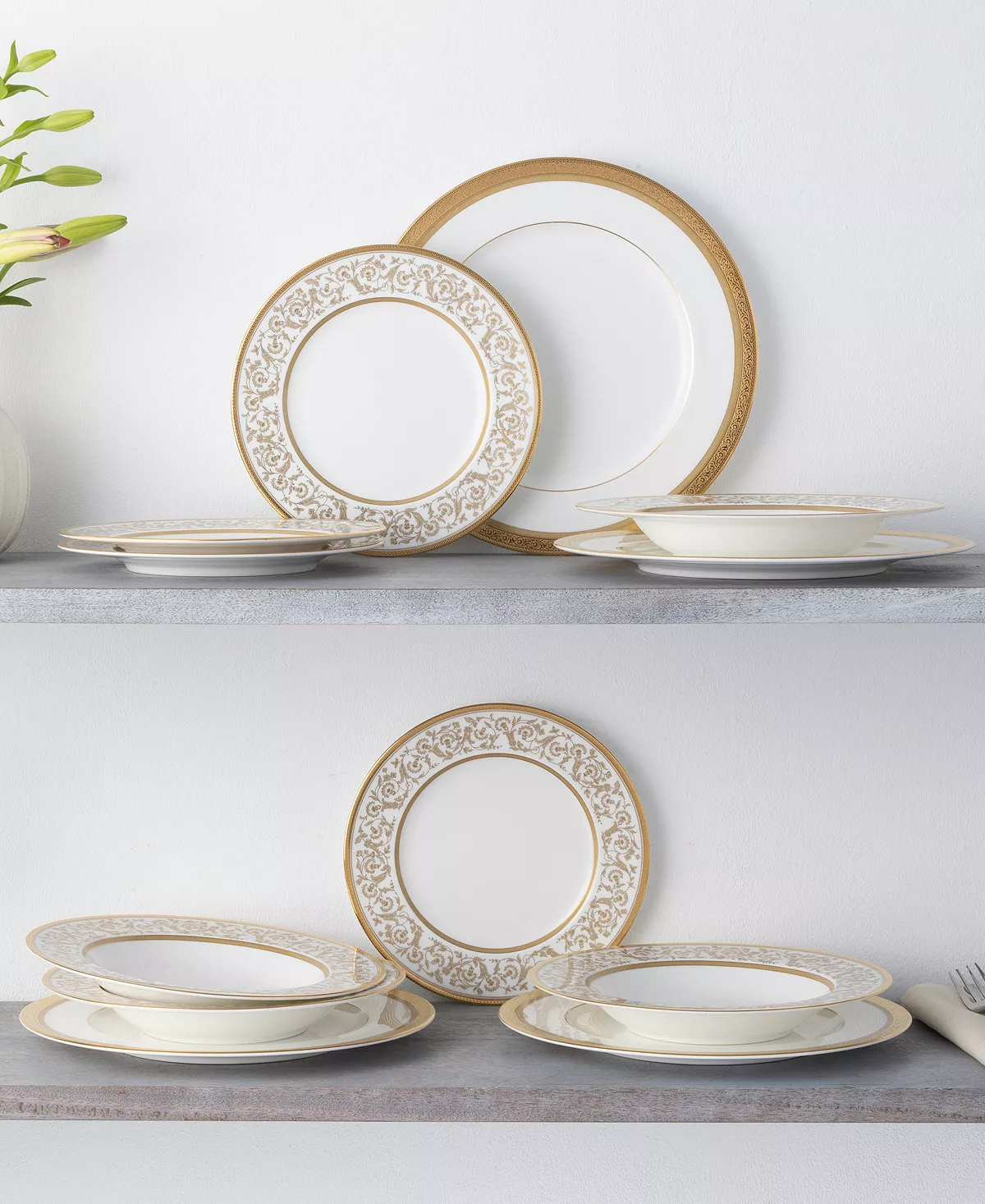 Noritake Summit Gold Set Of 4 Dinner Plates, Service For 4 11 Noritake Summit Gold Set Of 4 Dinner Plates, Service For 4 - Image 9