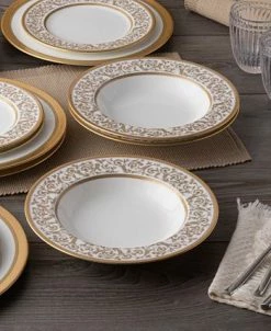 Noritake Summit Gold Set Of 4 Soup Bowls, Service For 4 -Noritake Shop 23138467 fpx