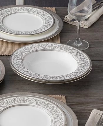 Noritake Summit Platinum Set Of 4 Soup Bowls, Service For 4 7 Noritake Summit Platinum Set Of 4 Soup Bowls, Service For 4 - Image 5