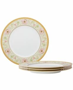Noritake Blooming Splendor Set Of 4 Dinner Plates, Service For 4