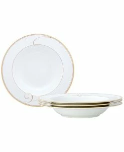 Noritake Golden Wave Set Of 4 Soup Bowls, Service For 4