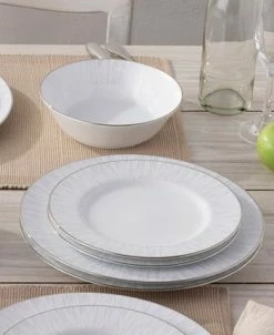 Noritake Glacier Platinum 12 Piece Set, Service For 4 -Noritake Shop 23138568 fpx
