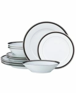 Noritake Austin Platinum 12 Piece Set, Service For 4