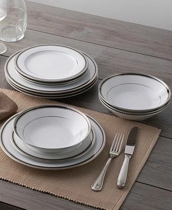Noritake Austin Platinum 12 Piece Set, Service For 4 4 Noritake Austin Platinum 12 Piece Set, Service For 4 - Image 2