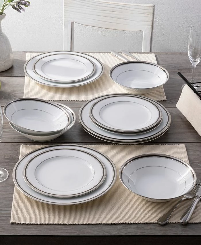 Noritake Austin Platinum 12 Piece Set, Service For 4 6 Noritake Austin Platinum 12 Piece Set, Service For 4 - Image 4