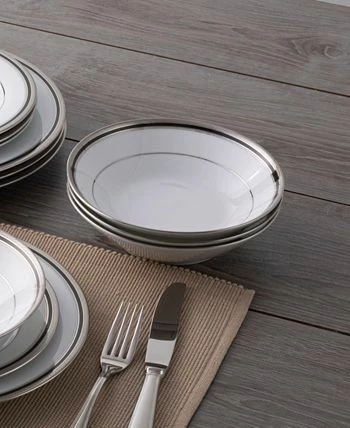 Noritake Austin Platinum Set Of 4 Soup Bowls, Service For 4 10 Noritake Austin Platinum Set Of 4 Soup Bowls, Service For 4 - Image 8