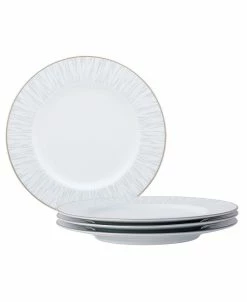 Noritake Glacier Platinum Set Of 4 Salad Plates, Service For 4