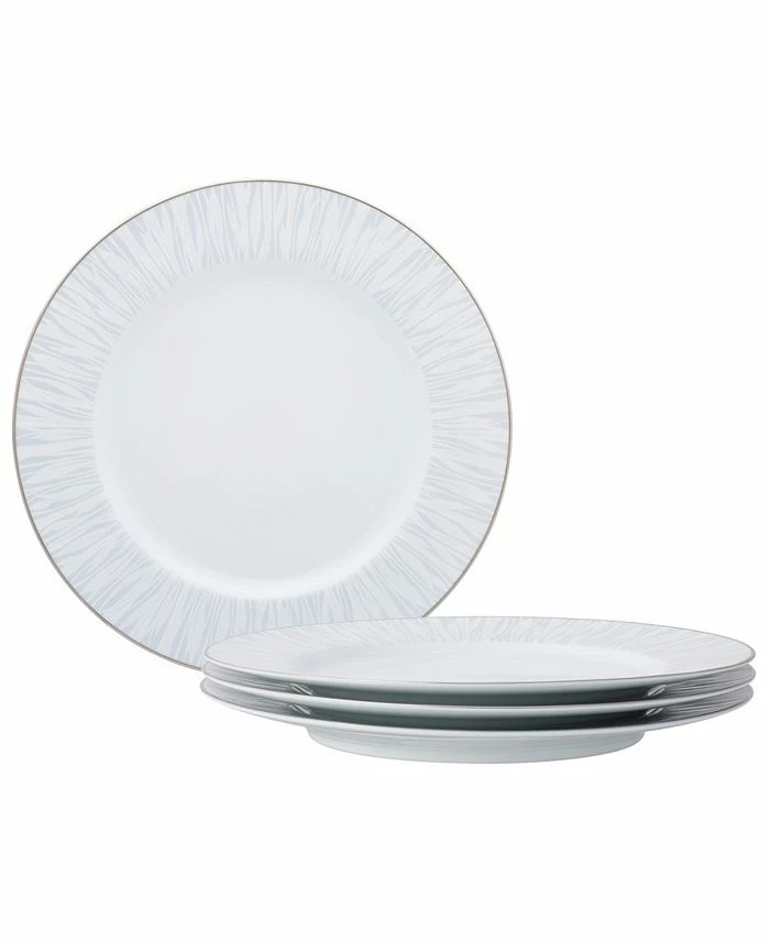 Noritake Glacier Platinum Set Of 4 Dinner Plates, Service For 4 3 Noritake Glacier Platinum Set Of 4 Dinner Plates, Service For 4