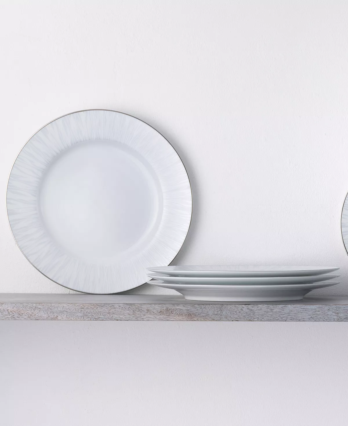 Noritake Glacier Platinum Set Of 4 Dinner Plates, Service For 4 9 Noritake Glacier Platinum Set Of 4 Dinner Plates, Service For 4 - Image 7