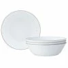 Noritake Glacier Platinum Set Of 4 Soup Bowls, Service For 4 -Noritake Shop 23138642 fpx