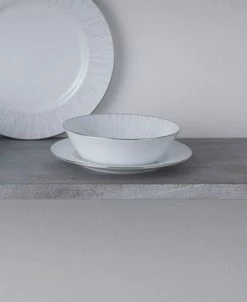 Noritake Glacier Platinum Set Of 4 Soup Bowls, Service For 4 -Noritake Shop 23138644 fpx