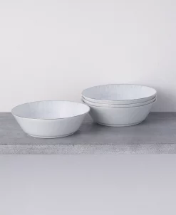 Noritake Glacier Platinum Set Of 4 Soup Bowls, Service For 4 -Noritake Shop 23138649 fpx