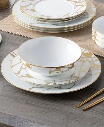 Noritake Raptures Gold 12 Piece Set, Service For 4 5 Noritake Raptures Gold 12 Piece Set, Service For 4 - Image 3
