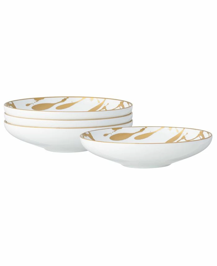 Noritake Raptures Gold Set Of 4 Fruit Bowls, Service For 4 3 Noritake Raptures Gold Set Of 4 Fruit Bowls, Service For 4