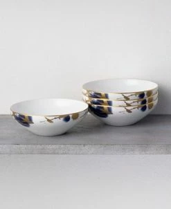 Noritake Jubilant Days Gold Set Of 4 Soup And Cereal Bowl, Service For 4 -Noritake Shop 23524869 fpx