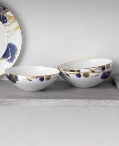 Noritake Jubilant Days Gold Set Of 4 Soup And Cereal Bowl, Service For 4 -Noritake Shop 23524872 fpx