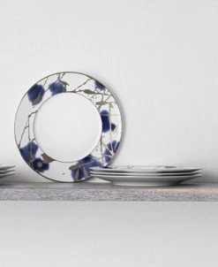 Noritake Jubilant Days Platinum Set Of 4 Salad Plate, Service For 4 -Noritake Shop 23524928 fpx