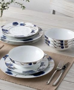 Noritake Jubilant Days Platinum Set Of 4 Salad Plate, Service For 4 -Noritake Shop 23524934 fpx