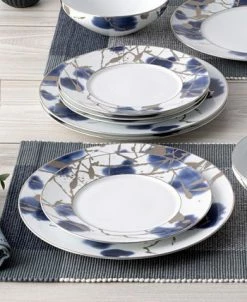Noritake Jubilant Days Platinum Set Of 4 Dinner Plates, Service For 4 -Noritake Shop 23524945 fpx