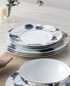 Noritake Jubilant Days Platinum Set Of 4 Dinner Plates, Service For 4 -Noritake Shop 23524947 fpx