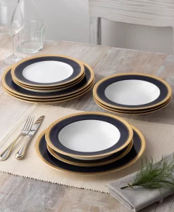 Noritake Odessa Cobalt 12 Piece Set, Service For 4 -Noritake Shop 23547887 fpx