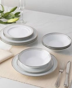 Noritake Rochester Platinum Set Of 4 Dinner Plates, Service For 4 -Noritake Shop 23548052 fpx