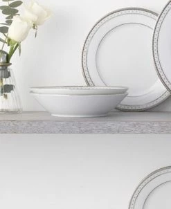 Noritake Rochester Platinum Set Of 4 Soup Bowls, Service For 4 -Noritake Shop 23548064 fpx