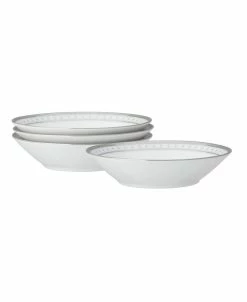 Noritake Rochester Platinum Set Of 4 Fruit Bowls, Service For 4