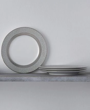 Noritake Odessa Platinum Set Of 4 Accent Plates, Service For 4 4 Noritake Odessa Platinum Set Of 4 Accent Plates, Service For 4 - Image 2