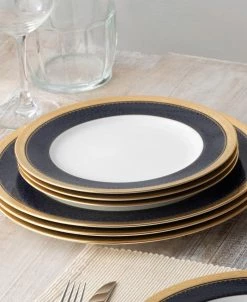 Noritake Odessa Cobalt Gold Set Of 4 Salad Plates, Service For 4 -Noritake Shop 24055430 fpx