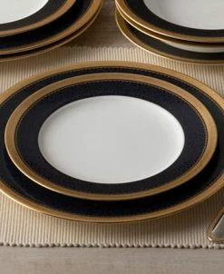 Noritake Odessa Cobalt Gold Set Of 4 Salad Plates, Service For 4 -Noritake Shop 24055432 fpx