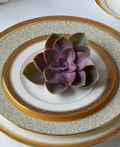 Noritake Odessa Gold Set Of 4 Bread Butter And Appetizer Plates, Service For 4 -Noritake Shop 24055443 fpx