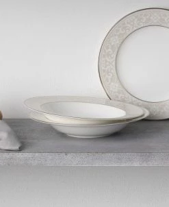 Noritake Montvale Platinum Set Of 4 Soup Bowls, Service For 4 -Noritake Shop 24055531 fpx