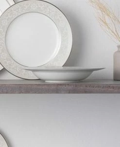 Noritake Montvale Platinum Set Of 4 Soup Bowls, Service For 4 -Noritake Shop 24055532 fpx