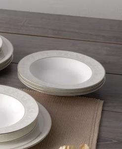 Noritake Montvale Platinum Set Of 4 Soup Bowls, Service For 4 -Noritake Shop 24055533 fpx