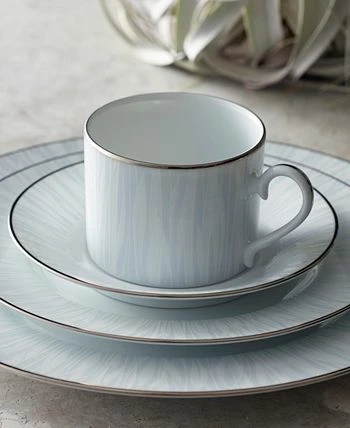 Noritake Glacier Platinum Set Of 4 Saucers, Service For 4 7 Noritake Glacier Platinum Set Of 4 Saucers, Service For 4 - Image 5