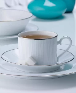 Noritake Glacier Platinum Set Of 4 Saucers, Service For 4 14 Noritake Glacier Platinum Set Of 4 Saucers, Service For 4 -Noritake Shop 24055562 fpx
