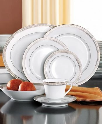 Noritake Crestwood Platinum 50-Pc. Set, Service For 8 5 Noritake Crestwood Platinum 50-Pc. Set, Service For 8 - Image 3