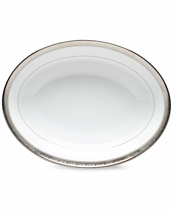 Noritake Dinnerware, Crestwood Platinum Oval Vegetable Dish 3 Noritake Dinnerware, Crestwood Platinum Oval Vegetable Dish