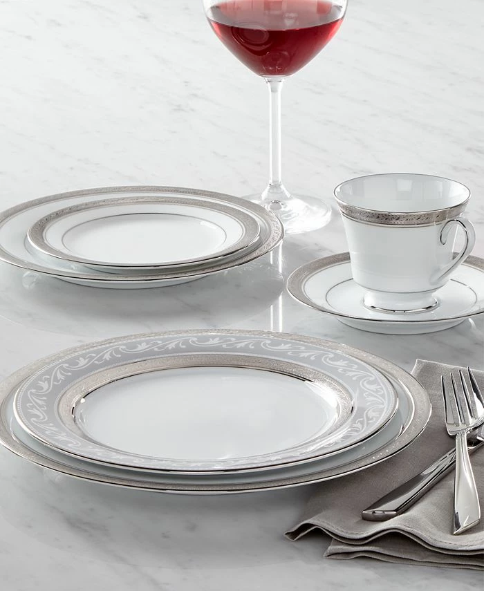 Noritake Dinnerware, Crestwood Platinum Collection 3 Noritake Dinnerware, Crestwood Platinum Collection