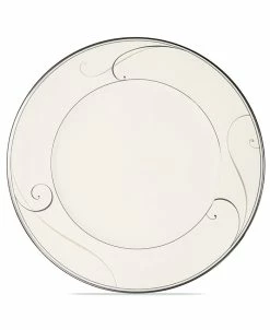 Noritake Dinnerware, Platinum Wave Dinner Plate