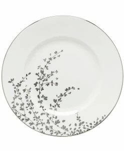 Kate Spade New York Gardner Street Platinum Dinner Plate